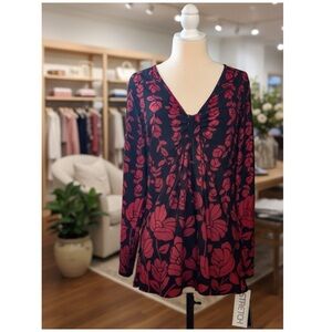 ALLISON MORGAN KNOT FRONT TUNIC